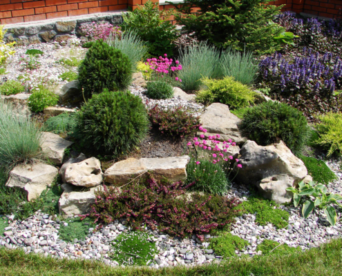 Curb Appeal Toronto Landscaping Company Pink flamingo